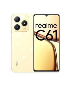 Realme C61 LTE Smartphone 6GB RAM, 128GB Storage - Sparkle Gold |RMX3930-C616128SG