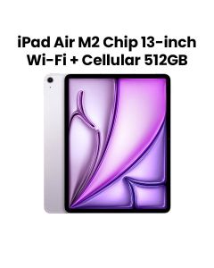 Apple iPad Air 13-inch Wi-Fi + Cellular 512GB - Purple |MV733AB/A