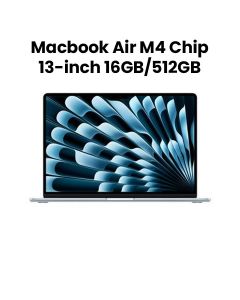 Apple MacBook Air 13-inch M4 Chip 10-Core CPU 10-Core GPU 16GB RAM 512GB SSD - Sky Blue |MC6U4ZS/A