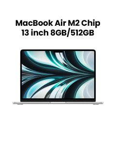 Apple MacBook Air 13" M2 Chip 8-Core CPU and 10-Core GPU, 512GB - Silver |MLY03ZS/A