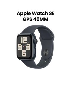 Apple Watch SE GPS 40mm Midnight Aluminium Case with Midnight Sport Band   | MXE93QA/A
