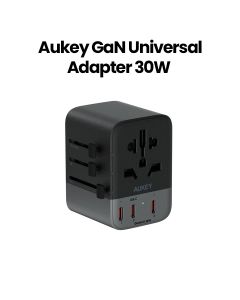 Aukey 35W Travel Adapter 3C2A - Gray |PA-TA07A-GY