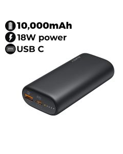 Aukey 10000mAh Power Bank with 20W PD - Black |PB-Y36 BK