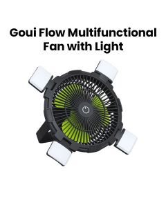 Goui Multifunctional Fan with Light - Black |G-FANLIGHT-K