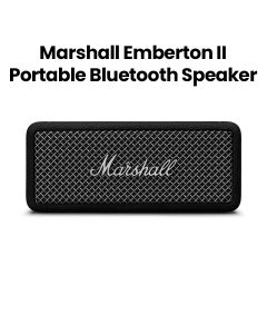Marshall Portable Speaker - Black and Steel |Emberton II