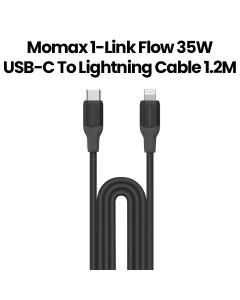 Momax 35W USB-C to Lightning Cable 1.2M - Black |DL53D