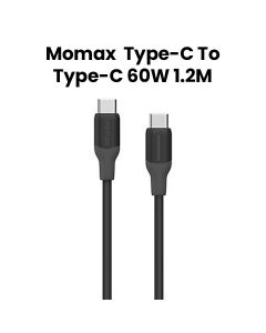Momax 60W USB-C to USB-C Cable 1.2M - Black |DC23D