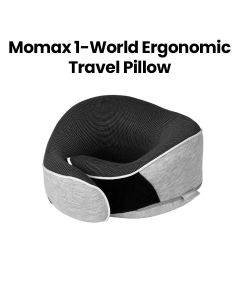 Momax World Ergonomic Travel Pillow - Grey |SR37E