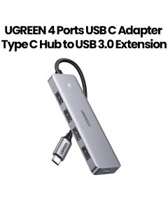 UGREEN USB-C Hub, 4 Ports USB C Adapter Type C Hub to USB 3.0 Extension | UG-HUB-CM219-USBC-4P