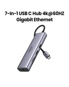 UGREEN 7-in-1 USB-C Hub 4K@60Hz Type C to HDMI Dongle with Gigabit Ethernet | UG-USBC-CM512-7P-MM-ADP