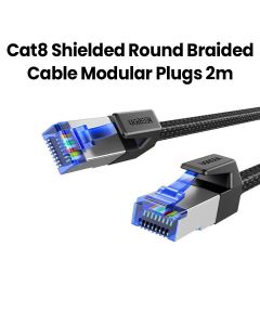 UGREEN Cat 8 Shielded Round Braided Cable Modular Plugs 2M | UG-CBL-CAT8-NW153-2M