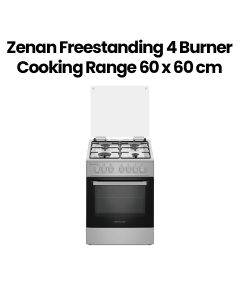 Zenan Gas Cooking Range - Stainless Steel |ZGC-60X60GG40F