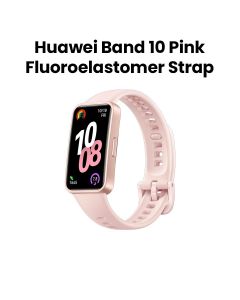Huawei Band 10 - Pink - Pink Fluoroelastomer Strap 