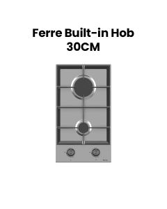 Ferre Built-in Hob - 30cm, Two Burners |BL 151