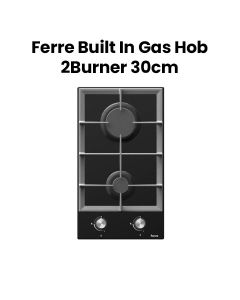 Ferre Built-in Hob - 30cm, Two Burners |BL-155