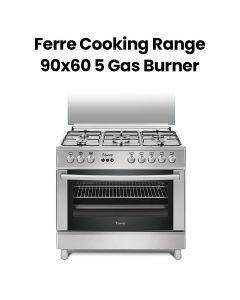 Ferre Full Gas & Safety 5 Gas Burners Cooking Range |FR-90X60 G5+