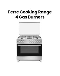 Ferre Gas & Hot Plates Combi Cooking Range - 2 Gas Burners, 2 Hot Plates |FR-E60X90G4+2