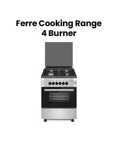 Ferre Gas Burner Cooking Range - 4 Gas Burners |FR-N60X60G4 BS