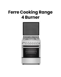 Ferre Gas Burner Cooking Range - 4 Gas Burners |FR-N60X60G4 SS