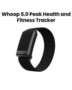 Whoop 5.0 Health and Fitness Tracker with 12 Months Subscription - Obsidian Band |PEAK