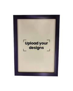 A3 Photo Frame Printed with Your Personalized Design - Full Black