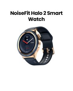 Noise NoiseFit Halo 2 Smart Watch – Gold Blue | NSW-316-GBLU