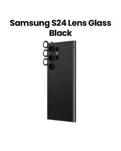 Amazingthing Camera Lens Protector for Samsung S24 – Black | S24CAMBGLA