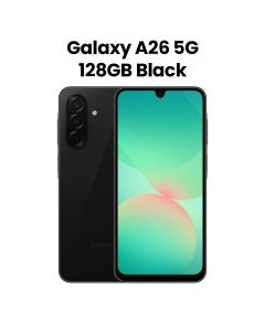 Samsung Galaxy A26 5G Smartphone 6GB/128GB – Black | SM-A266BZKIMEA