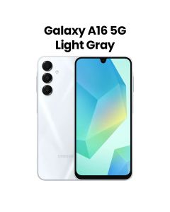 Samsung Galaxy A16 5G Smartphone – Light Gray | SM-A166EZADMEA