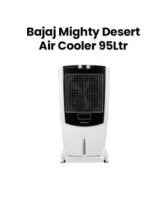 Bajaj Desert Air Cooler with Turbo Fan and Ice Chamber 95L – White | MIGHTY95