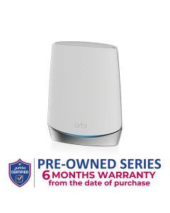 Netgear Orbi Tri-Band Mesh WiFi 6 Router – White | RBR750