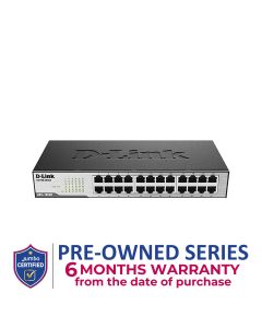D-Link 24-Port Fast Ethernet Desktop Switch – Black | DES-1024D