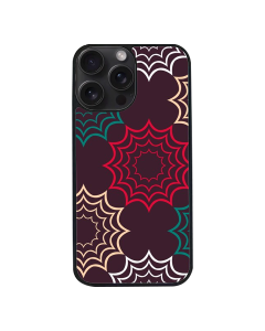 iPhone 15 Pro Max Black Case  Printed With Geometric Pattern