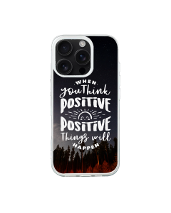iPhone 16 Pro Transparant Case Printed With Positive Lettering With Photo