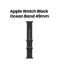 Apple iPhone 49mm Black Ocean Band - Natural Titanium Finish | MXTL3ZM/A