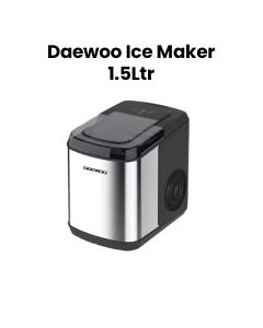 Daewoo  Ice Maker, Injection + Stainless Steel Color, Silver | DIM-210S