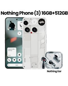 [PRE-BOOKING] Nothing Phone (3) 16GB+512GB Smartphone - White | A024-A10000021