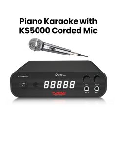 Platinum PIANO Karaoke Player with KS5000 Corded Microphone