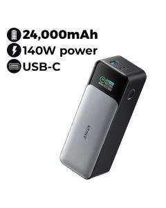 Anker 737 Powerbank 24000mAh 140W – Black | A1289011