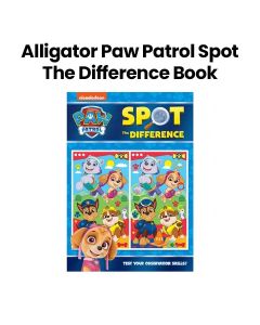 Alligator Paw Patrol Spot the Difference Book|AGT3434/PWDI
