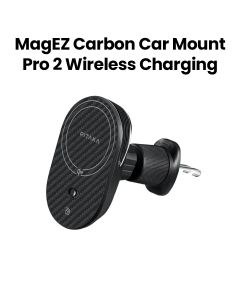 Pitaka Magez Carbon Car Mount Wireless Charger Black | CM2402N
