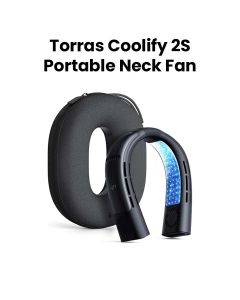 Torras Coolify 2S Cool Neck Fan - Black | 2025 UPGRADED