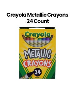Crayola 24 Metallic Coloured Pencils Multi-Coloured|CRACY52-8815