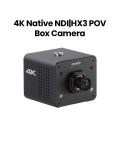 ZOWIETEK 4K Native NDI|HX3 POV Box Camera - HDMI/SDI, PoE, RTSP/RTMP/SRT, Live Streaming to YouTube/Facebook/Twitch - Black | CS-NDIHX3