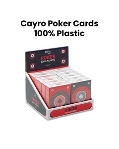 Cayro Poker Cards 100% Plastic|CYR5505