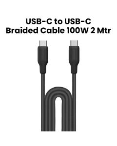Momax Flow 100W USB-C to USB-C 2M Cable Black | DC25D