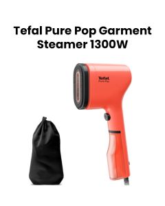 Tefal Pure Pop Handheld Clothes Steamer 1,300W Coral Red | DT2022G0