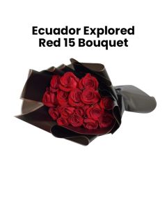 A Fresh Red Roses Wrap Them In Love To Make A Beautiful Flower Bouquet