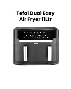 Tefal XXL Dual Easy Fry, XXL Dual Air Fryer, Synchronized Cooking 11L | EY9428G0