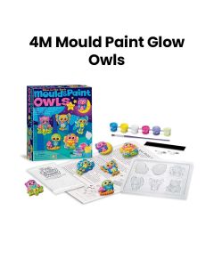 4M Mould Paint Glow Owls|FRM00-04654